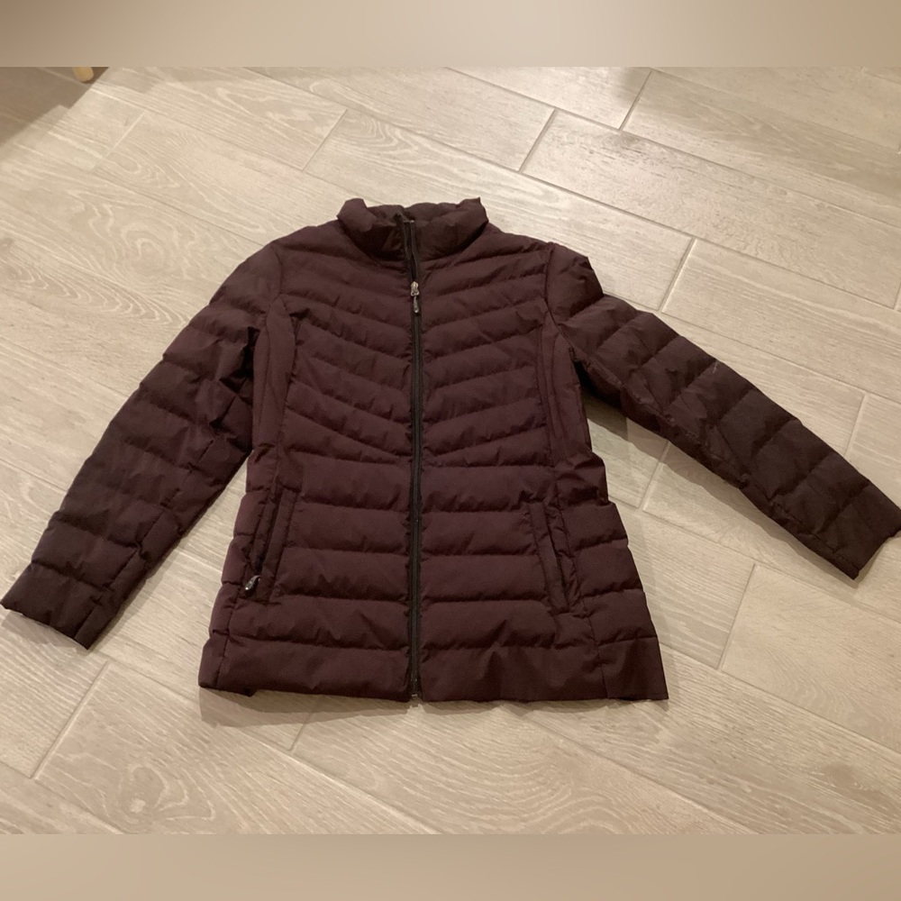 32 Degrees Women's Burgundy Quilted Puffer Jacket